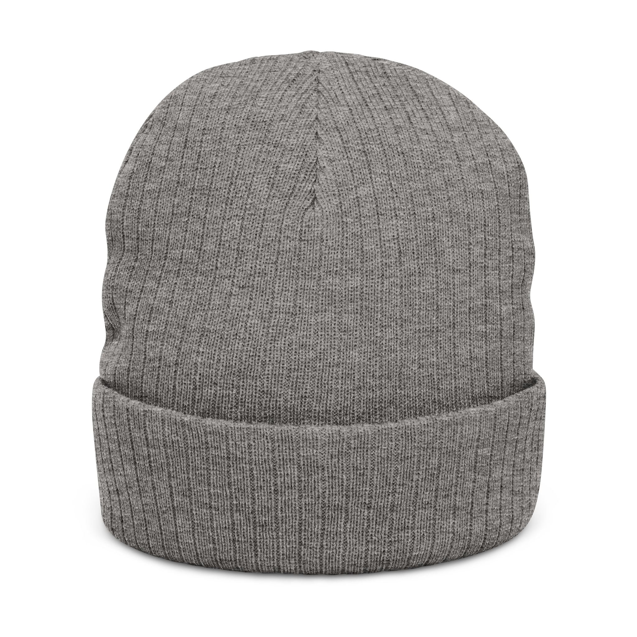 Image of Gorro de punto acanalado (bordado)